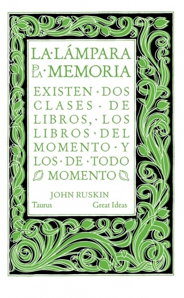 La lámpara de la memoria (Serie Great Ideas)