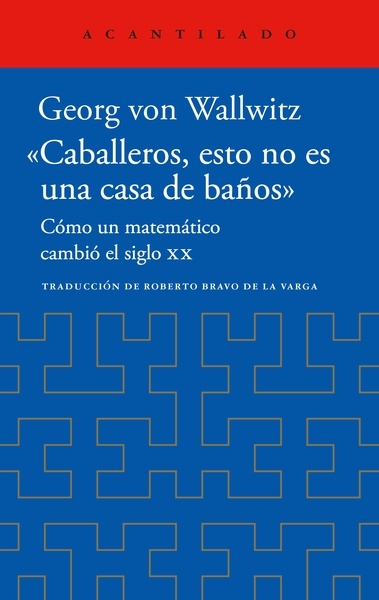Caballeros, esto no es una casa de baños