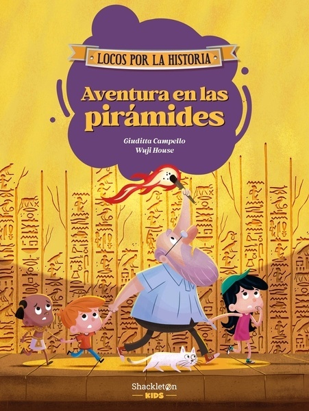 Aventura en las pirámides "Únete a Carmen, Marco y el abuelo, y descubre la historia explicada como si fuera un cuento para niños y niñas."