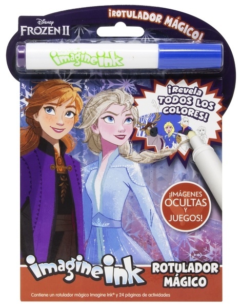 Frozen 2. Rotulador mágico "Libro de colorear y actividades con rotulador mágico"