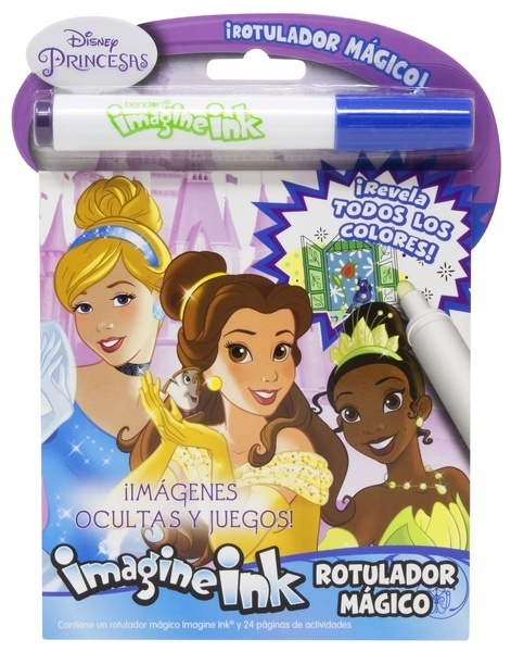 Princesas. Rotulador mágico "Libro de colorear y actividades con rotulador mágico"