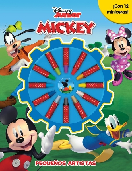 Mickey. Pequeños artistas "¡Con 12 miniceras!"